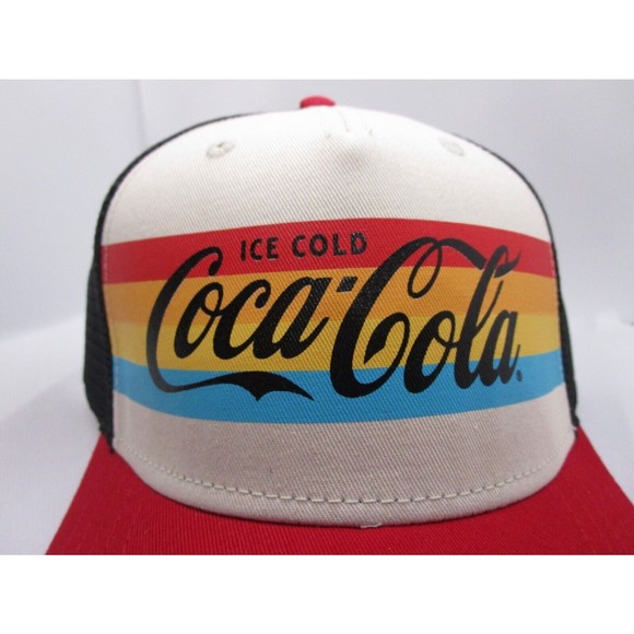 American Needle Vintage lk NWT COCA-COLA Mesh Trucker adjustable Hat Cap Snapack - Picture 8 of 15